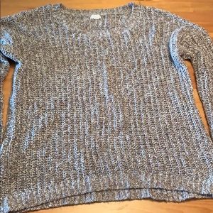 Brown knitted sweater
